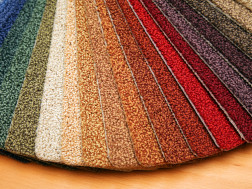 samples of carpet colors